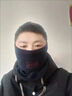 赫瓦达帽子冬季男士防寒面罩护颈围脖户外骑行保暖防风护耳头套加绒脖套 帽子（宝蓝色） 实拍图