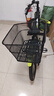自行车后置车筐后座加大宠物筐菜筐网篮学生书包篮外卖筐狗狗框篮 加大后置筐（标准款） 实拍图