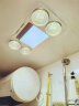 志高（CHIGO）灯暖浴霸排气扇集成吊顶三合一体卫生间取暖灯泡300x600 【带换气】琴键款-金泡 实拍图