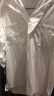 初申春秋衬衫女时尚设计感V领宽松高级感中袖衬衣S13KC2429 白色 L  晒单实拍图