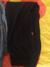 皮尔卡丹休闲裤男秋冬棉质加绒加厚保暖宽松长裤男士冬季束脚跑步运动裤子 拉链口袋黑色+拉链口袋深灰 XL 实拍图