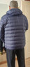 鸭鸭（YAYA）【反季】轻薄羽绒服男新款短款轻便羽绒衣连帽保暖冬季男外套K 藏青色 XL /180 实拍图