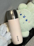 OUDON保温杯 智能温显可拆卸闷茶杯 316不锈钢保冷杯  悦玲珑粉色 实拍图