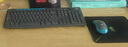 罗技（Logitech）MK275 键鼠套装 无线键鼠套装 办公键鼠套装 全尺寸 商务键鼠套装 带无线2.4G接收器 黑蓝色 实拍图