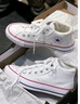 匡威（Converse）ALL star 经典休闲鞋情侣鞋中帮帆布鞋男女鞋学生运动鞋加厚款 A00812C 米白色 38 /5.5 实拍图