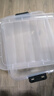 禧天龙（Citylong）证件收纳盒透明化妆品首饰置物盒小物件文具零件衣服储物盒 【特大号】带轮衣物书籍收纳 3个装【更加实惠】 实拍图