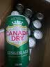 加拿大Canada dry Ginger Ale zero 0糖无糖姜汁干姜生姜水气泡苏打汽水 原味有糖12罐装日期至26年-10月 实拍图