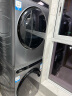 海尔（Haier）精华洗洗烘套装 10KG超薄大筒径滚筒洗衣机+热泵烘干机家用 晶彩触控屏 烘被除潮湿 MATESL59S+59 实拍图