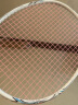 薰风（KUMPOO）熏风K520pro羽毛球拍全碳素纤维超轻专业训练比赛耐用单双拍套装 K520pro升级版白色【粉色线】 24磅（推荐磅数）球和手胶 实拍图