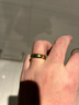 奥斯坦汀钨金戒指男钨钢潮流百搭简约金色闭口情人节新年礼物送男朋友老公 金色 内径19MM(周长60MM) 实拍图