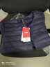 鸭鸭（YAYA）佟丽娅同款轻薄羽绒服男女同款短款休闲内胆薄款冬季保暖防寒外套 藏青色-YE3C700311Y L 实拍图