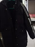 安踏（ANTA）四防速暖羽绒服| 女冬季中长款保暖潮流宽版羽绒加厚外套面包棉服 基础黑-4 S /女160 实拍图