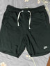 耐克（NIKE）男运动短裤 夏季 针织毛圈 柔软吸汗 五分裤 DX0767-010 黑 L 实拍图