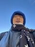 沐驰斯顿帽子男秋冬保暖毛线帽子韩版潮流时尚针织帽骑车防寒防风包头帽女 方标帽蓝色 均码 实拍图