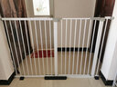 呵花楼梯口护栏婴儿童安全门栏围阳台栏杆宠物宝宝犬狗狗栅栏门免打孔 门+脚踏+加固槽 153-160cm 高105cm栏杆间隙 实拍图