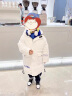 莫代尔男童冬装棉服外套2023新款中大童儿童洋气加厚冬季中长款羽绒服潮 白色 160cm 晒单实拍图