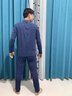 天蚕睡衣男夏季2026年新款80S莫代尔长袖春秋薄款大码家居服礼盒套装 实拍图