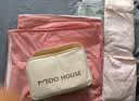 MIDO HOUSE铭都床上用品全棉磨毛四件套纯棉四季床笠被套100支A类四件套220X240亚麻杏 实拍图