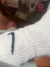 耐克NIKE男子长袜袜子三双装EVERYDAY LTWT运动袜SX7676-100白色S码 实拍图