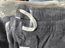 Foss Phil裤子男士冬季灯芯绒宽松阔腿运动休闲加绒加厚保暖裤2818JR灰3XL 实拍图