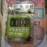 家の物语（KATEI STORY）日本厨房电子定时器冰箱磁吸多功能烘焙计时器学生秒表闹钟计时器 大屏幕磁吸设计 绿色 实拍图
