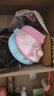 途尊（kingtrip）夏季儿童遮阳帽子usb充电大檐风扇空顶帽卡通恐龙防晒太阳帽 粉色恐龙【带风扇+充电线】 实拍图