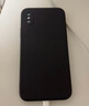 KEKLLE 适用苹果x液态硅胶手机壳 iPhone x保护套 新升级四边全包液态硅胶保护套肤感防摔超薄软壳 黑色 实拍图