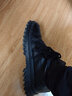 正泰牛皮棉靴羊毛一体雪地靴男厚底男士马丁靴加绒棉鞋男JZ0136黑色40 实拍图