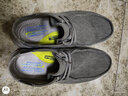 斯凯奇（Skechers）男鞋秋冬一脚蹬乐福鞋帆布鞋厚底低帮休闲商务鞋66387 卡其色/KHK 39.5 实拍图