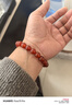 凤禧珠宝红玛瑙手串生肖猪狗本命年阿弥陀佛转运珠手链男女士新年礼物 实拍图