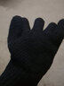 靓魅姿毛线手套男女秋冬触屏加绒加厚户外防寒保暖手套学生骑行针织手套 菠萝套-黑色 均码（高弹力） 实拍图