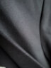 美洋（MEIYANG）墨尔本西装 轻薄时髦麻感直筒通勤V领西服外套时尚新款休闲外套女 黑色 L 晒单实拍图
