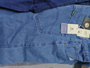 AEMAPE苹果男装纯棉春夏薄款男士牛仔裤宽松中腰直筒中老年经典全棉父亲 【薄款】浅蓝色 33 ( 2尺6) 实拍图