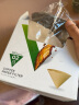 HARIO 咖啡滤纸V60系列滴漏式过滤纸袋原木漂白手冲滤纸日本原装进口 1-4人份盒装原木100枚 实拍图