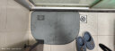 华旭浴室吸水地垫卫生间 防滑速干 灰色45*65cm半圆 实拍图