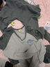 恒源祥青少年秋衣秋裤男纯棉大童学生保暖内衣套装内穿打底抗菌全棉毛衫 圆领-深灰盾牌 2XL 【建议160-180斤】 实拍图