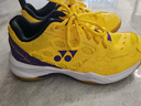 YONEX尤尼克斯羽毛球鞋yy男女同款训练透气缓震SHB101CR 黄紫 36 实拍图