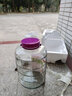 盛夏时光泡酒玻璃瓶酒罐加厚泡酒瓶无铅玻璃酿药酒容器白酒桶酒缸 加厚玻璃方格40斤无龙头 实拍图