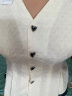 百图betu女装夏季新款衬衫法式V领显瘦肌理面料短袖衬衫女2303T50 杏色 L（杏色预售06/22发货） 晒单实拍图