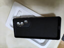 毕亚兹适用OPPO Reno10手机壳 reno10保护套 全包超轻薄防摔植绒散热液态磨砂软壳简约男女款JK328黑 实拍图