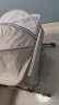泰美高（Trimigo）折叠婴儿床多功能儿童拼接大床便携式可移动宝宝睡觉小户型BB床 尿布台+蚊帐+床垫凉席+头枕-浅灰 晒单实拍图