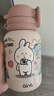 嘉特保温杯女士高颜值316L不锈钢水杯儿童吸管杯便携学生杯 兔叽踏青季 580ml 实拍图