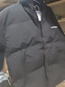 赵八亿棉服男冬季新款加厚晋江面包羽袄子绒服潮牌立领百搭棉衣男士外套 黑色（加厚保暖） 2XL （140-155斤穿） 实拍图