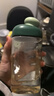 恩尼诺（aneno）牛奶杯宝宝直饮杯儿童水杯亲子喝水PPSU水杯喝奶贝雷帽幼儿园水杯 绿色背带款大容量【赠吸管】 330ml 实拍图