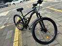 兰令软尾山地自行车成年人变速碟刹越野骑行男女学生双减震单车 魅影灰【前后培林花鼓+软尾双减震+内走线】 26英寸(160-178cm身高) 30速 实拍图