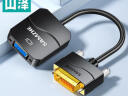 山泽 DVI转VGA转接头 DVI-D转VGA线高清转换器 DVI24+1电脑显卡连接投影仪电视显示器连接线 DV2020 实拍图