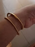 周六福古法黄金手链两世欢手链手串生日礼物计价A198922约11.05g16cm 实拍图