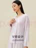 金三塔真丝睡衣女100%桑蚕丝【深睡眠】亲肤柔软透气居家服礼物 樱花紫 裤子 2XL 实拍图