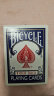 BICYCLE单车扑克牌 魔术花切纸牌 美国进口 宽版经典款蓝色 实拍图