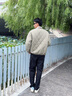 名创优品（MINISO）棉衣男款2026新款冬季菱格外套情侣防寒服轻薄保暖内胆百搭棉服男 【无领棉服】浅咖 XL 180(体重140-160斤) 实拍图